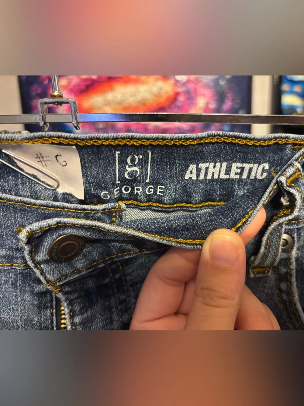 George Jeans in Faded Blue Wash